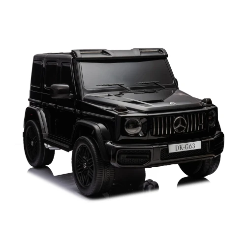 Samochód Mercedes G63 XXL 4x4 dla dzieci - czarny - prawy przód.webp