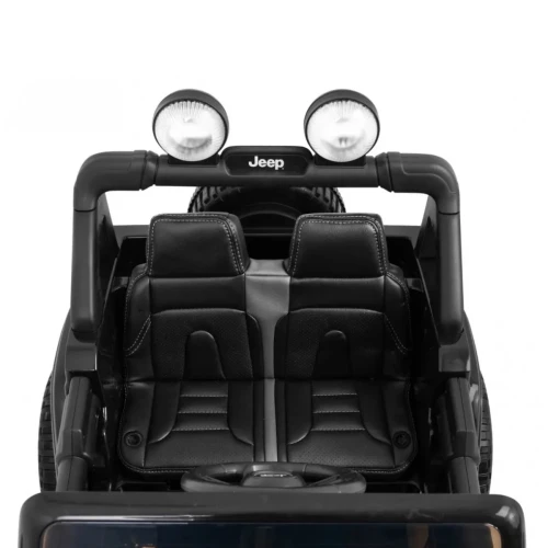Czarny samochodzik elektryczny dla dzieci Jeep Wrangler Rubicon.webp