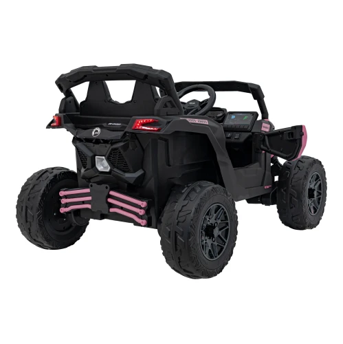 Buggy dla dziecka - ATV CAN-AM - Maverick - Różowy Dla Dziewczynk - widok z tyłu.webp