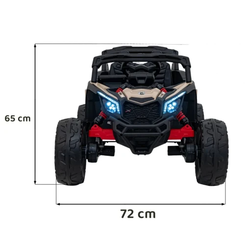 Czarny samochod dla dzieci na akumulator BUGGY ATV CAN-AM Maverick.webp