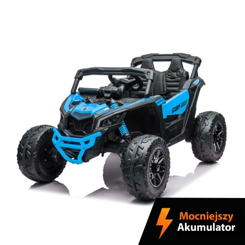 Buggy dla dziecka - ATV CAN-AM - Maverick DK-CA003 - 24/9Ah, 4x200W Niebieski - LEON