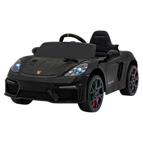Porsche Spyder RS 718 - Kolor Czarny - Licencjonowany Samochód na Akumulator