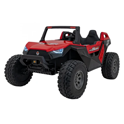  Buggy CLASH Strong na akumulator 4x4 - 670W, 2x12V/14Ah - Kolor Czerwony