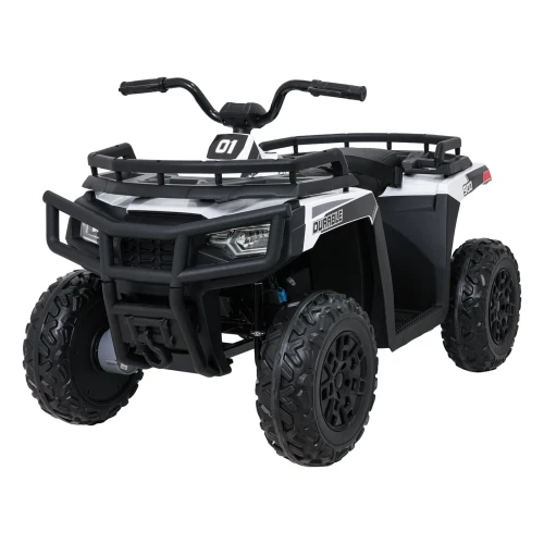 Pojazd Quad 4x4 ATV WOLF - 4x200W, 24V/10Ah - Biały