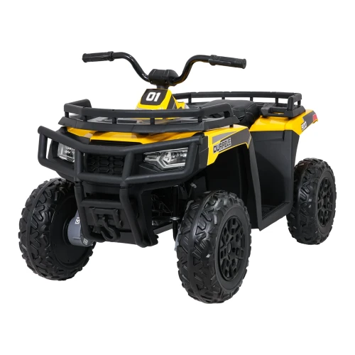 Pojazd Quad 4x4 ATV WOLF - 4x200W, 24V/10Ah - Żółty