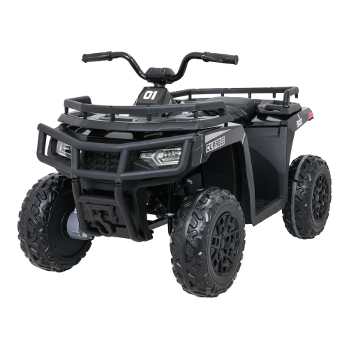 Pojazd Quad 4x4 ATV WOLF - 4x200W, 24V/10Ah - Czarny