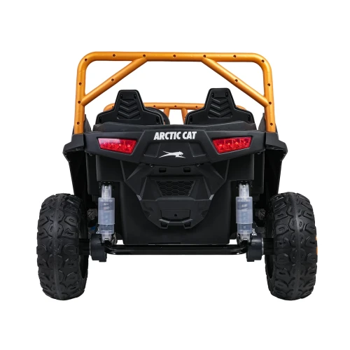 Tylne lampy LED, napis ARCTIC CAT i amortyzatory – tył buggy Wildcat XX 4x4 na akumulator dla dzieci.webp