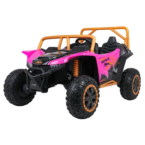 Buggy dla Dziewczynki - Arctic Cat WILDCAT XX - 4x200W,  24V/7Ah - Kolor Różowy