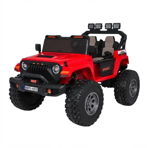 Pojazd Extreme Sport 4x4 - Auto Terenowe z Regulacją Długości - Kolor Czerwony