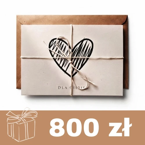 Bon podarunkowy - 800 zł