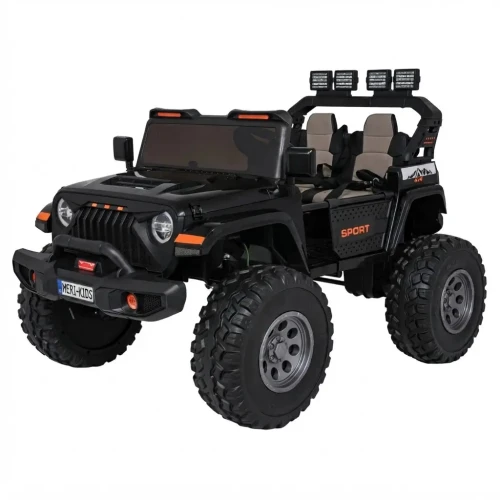 Pojazd Extreme Sport 4x4 - Auto Terenowe z Regulacją Długości - Kolor Czarny