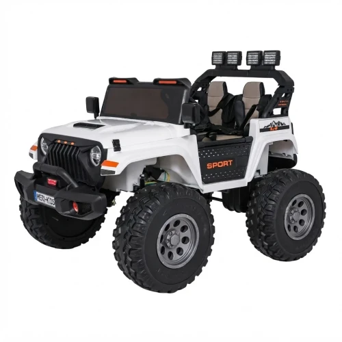 Pojazd Extreme Sport 4x4 - Auto Terenowe z Regulacją Długości - Kolor Biały