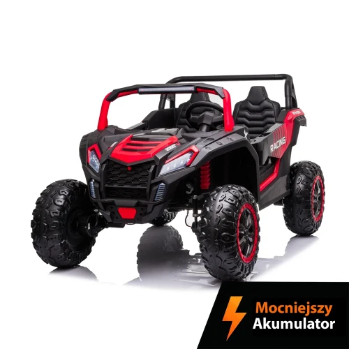 Buggy na Akumulator - UTV Racing A032 4x4 - 24V/14Ah 4x200W ATV - Kolor Czerwony - GIGANTEK XXL