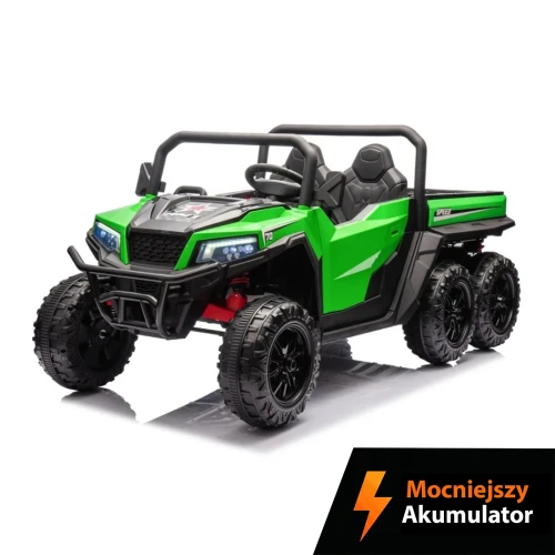 Farmer Truck X-POWER 4x200W 24V-10Ah XB1038A - Największa Wywrotka Dla Dzieci z powiekszonym akumulatorem - Kolor Zielony - HERKULES.webp