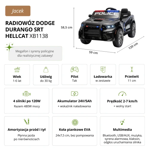 Wymiary i dane techniczne - DODGE Durango SRT Hellcat XB1138 - Jacek.webp