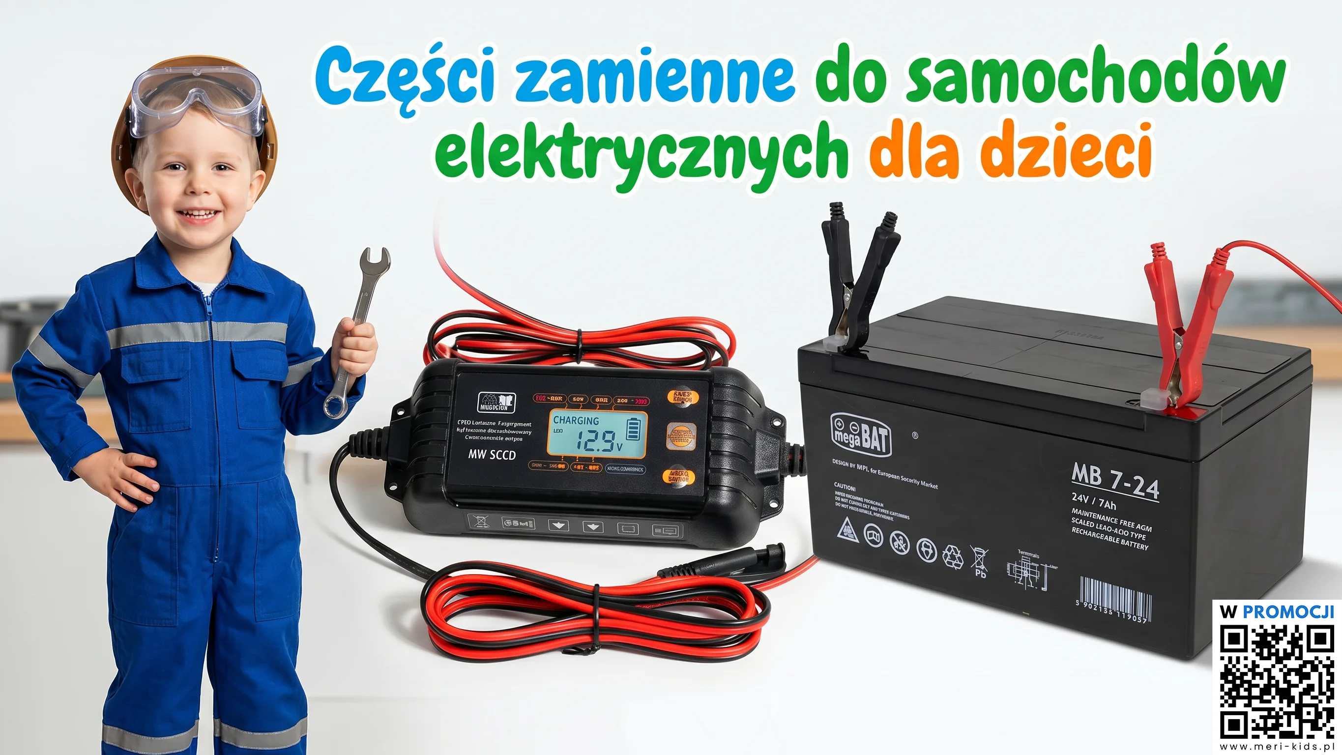 Części zamienne do samochodów na akumulator dla dzieci - gwarancja i serwis w Meri-Kids