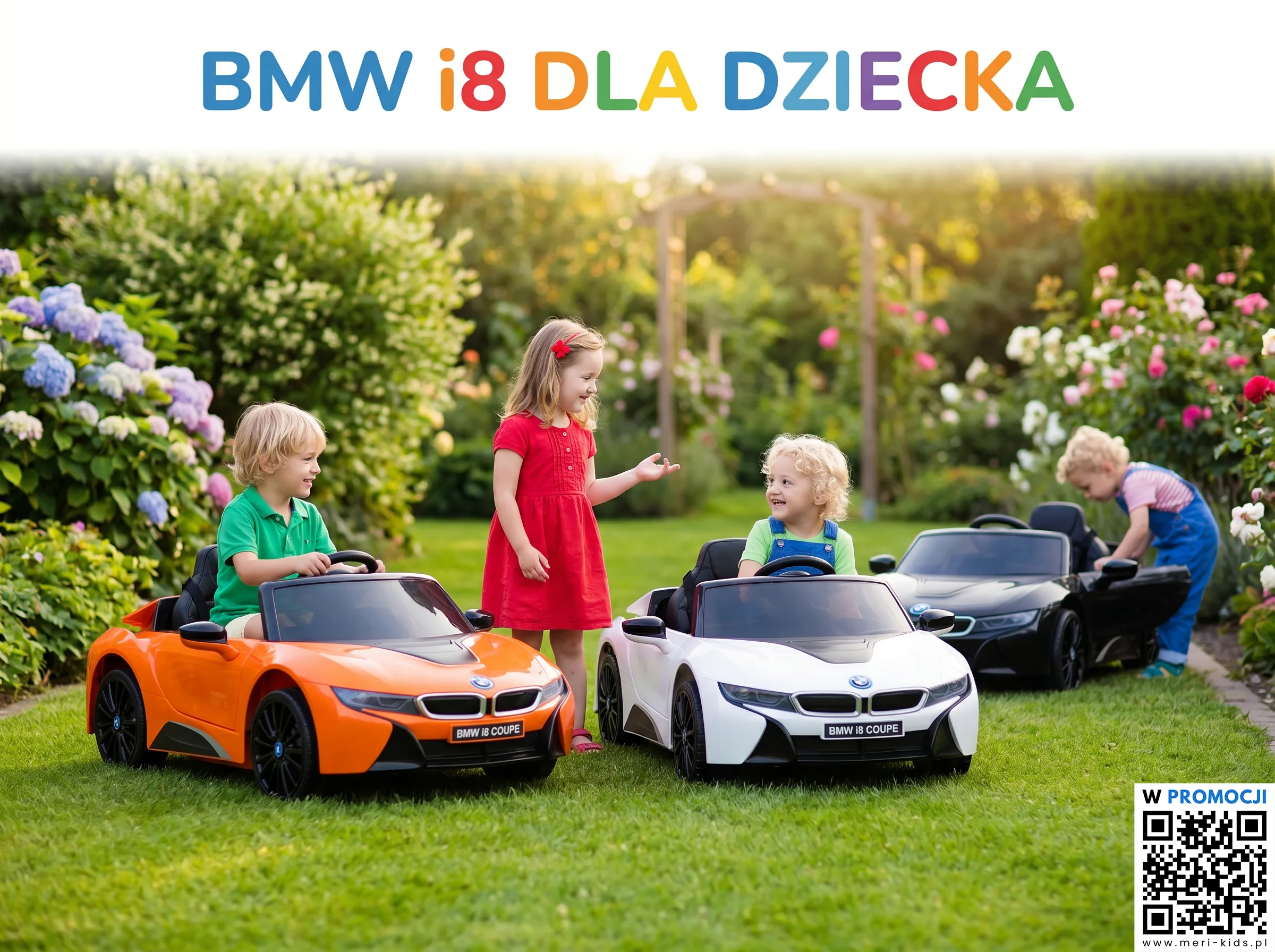 BMW i8 Lift dla dziecka - gdzie kupić niebieski model z gwarancją i szybką dostawą