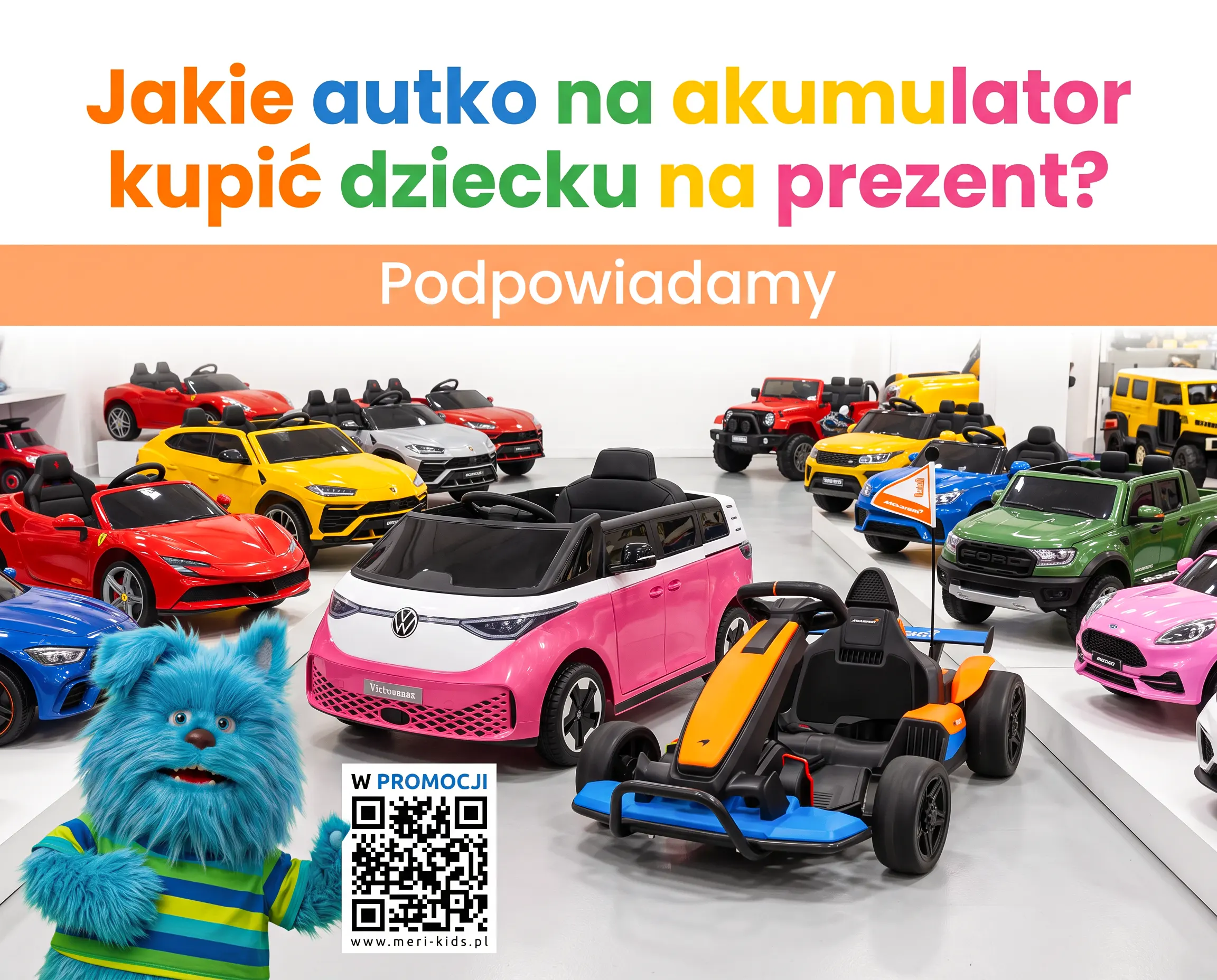 Autko na akumulator na prezent dla dziecka z kokardą dekoracyjną - poradnik Meri-Kids