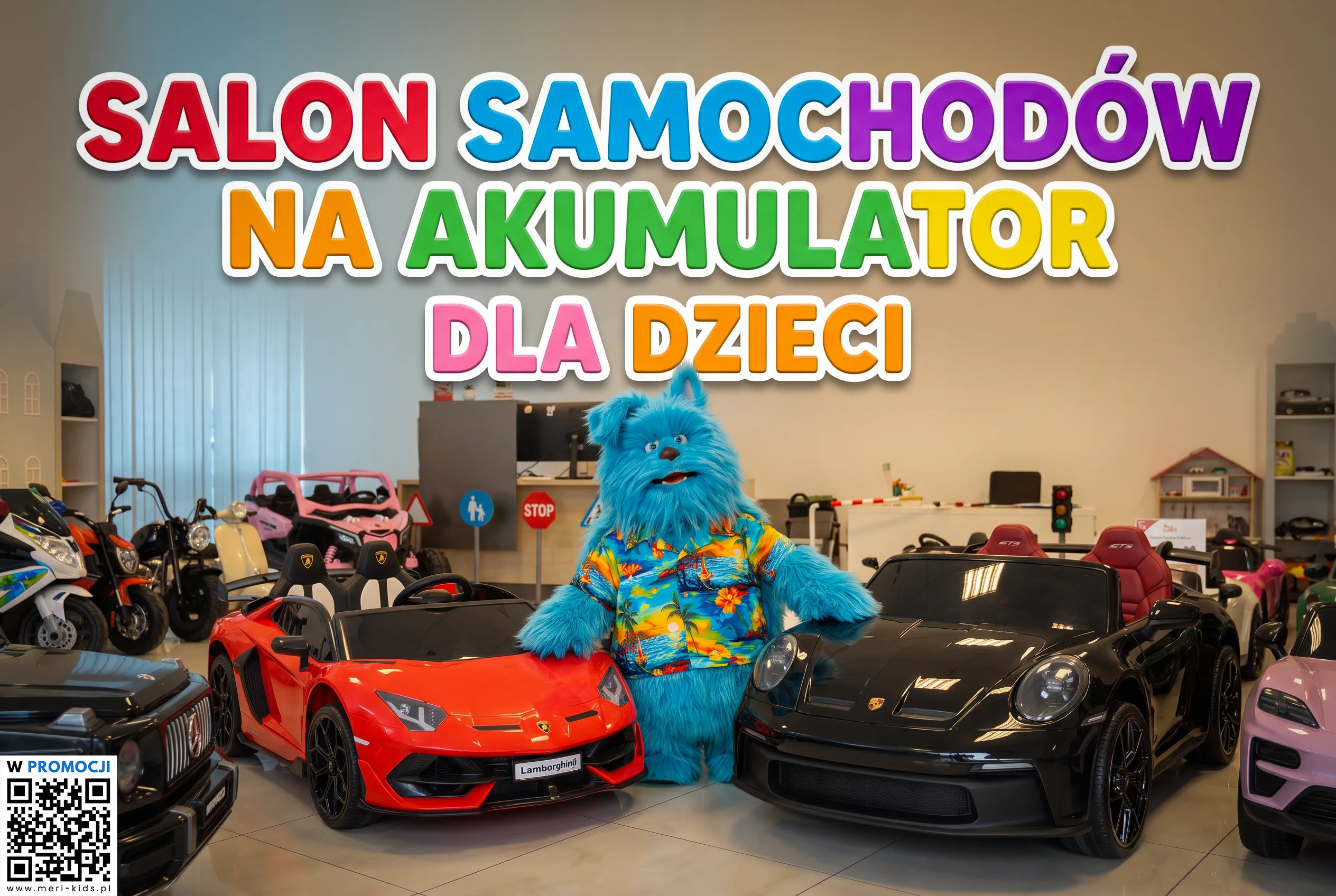 Salon autek na akumulator dla dzieci w okolicach Krakowa - Meri-Kids