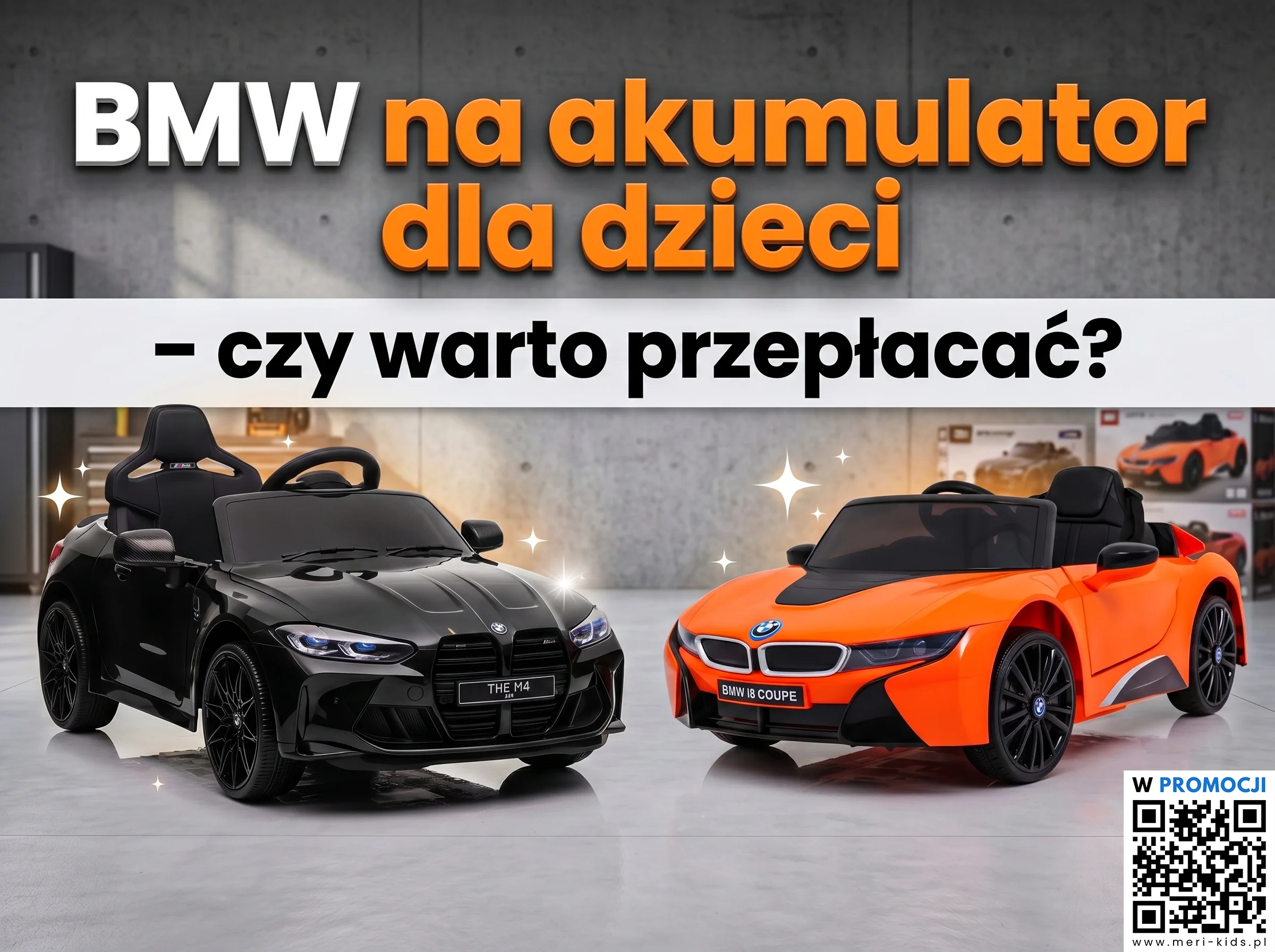 BMW na akumulator dla dzieci - licencjonowane autko elektryczne, czy warto przepłacać za markę